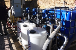 Pruebas de campo para validar un nuevo sistema de tratamiento de aguas residuales avanzado