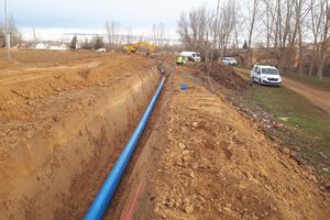 Transformación en Regadío del Sector XXII de la Subzona  de Payuelos - Área Cea - con tuberías de PVC-O