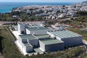 Obra de los colectores, EDAR y emisario submarino del municipio de Nerja en Málaga
