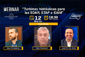 WEBINAR "Turbinas hidráulicas para las EDAR, ETAP e IDAM"