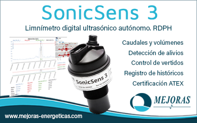 SONICSENS 3, limnímetro digital ultrasónico autónomo para la detección de desbordamientos