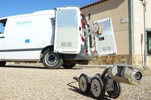 Conoce el robot de PROMEDIO que inspecciona las redes de saneamiento de la provincia de Badajoz