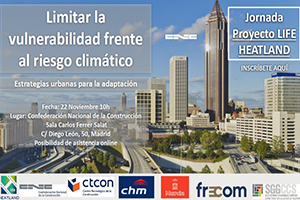 EMASESA estará presente en la jornada “Limitar la vulnerabilidad frente al riesgo climático. Estrategias urbanas para la adaptación” en Madrid