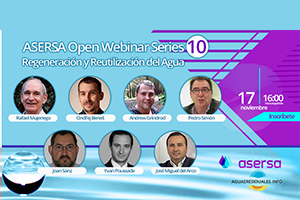 "Lecciones aprendidas sobre los usos del agua regenerada" en el ASERSA Open Webinar Series 10