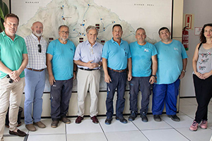 El presidente de la Diputación de Córdoba visita la ETAP de Sierra Boyera