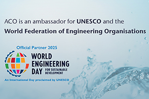 ACO, socio oficial en la campaña del "Día Mundial de la Ingeniería 2025" de la UNESCO