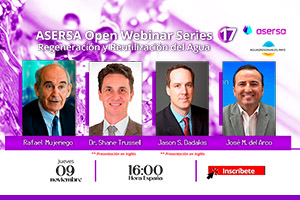 Últimas horas para el "ASERSA Open Webinar Series 17" para conocer la reutilización potable directa e indirecta en California