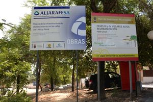 Aljarafesa realiza obras de mejora en el abastecimiento de Tomares en Sevilla