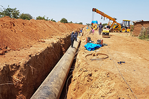 La Xunta finaliza las obras de ampliación de la red de saneamiento de varias parroquias de Coirós