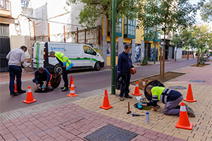 EMASESA instala sensorización en pozos de infiltración para evaluar el funcionamiento de sus SUDS