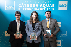 La Cátedra Aquae de Economía del Agua entrega los premios a la mejor Tesis y trabajos de Grado y Máster de 2024