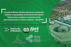 Participa en la Consulta Preliminar para la Contratación de Compra Pública de Innovación del “Proyecto NovaEDAR” de la Junta de Andalucía