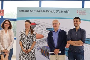 La Generalitat Valenciana destina 34 M€ para mejorar la calidad y condiciones de la EDAR de Pinedo