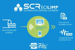 Servicio de monitorización de redes de saneamiento ECILIMP SCR para cualquier tipo de canalizaciones de agua