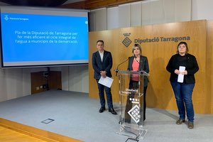 Diputación de Tarragona presenta un plan para hacer frente a las pérdidas de agua en las redes públicas de 120 municipios de la demarcación