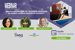 Últimas horas para inscribirte al Webinar sobre el "Real Decreto 646/2020" de 7 de julio, de eliminación de residuos mediante depósito en vertedero