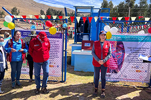AECID pone en marcha 13 proyectos de abastecimiento y saneamiento a más de 3.500 m de altitud en Perú