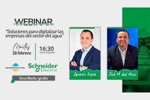 Inscríbete a la Webinar sobre "Soluciones para digitalizar las empresas del sector del agua" con Schneider Electric