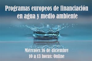 El IIAMA organiza una jornada sobre programas europeos de financiación en agua y medio ambiente