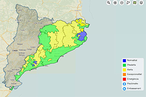 La ACA declara la alerta hidrológica en el acuífero de Fluvià Muga y ya son 9 las áreas que están en situación de alerta