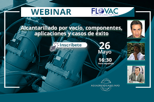 Últimas horas para inscribirte al Webinar sobre "Alcantarillado por vacío, componentes, aplicaciones y casos de éxito" de FLOVAC