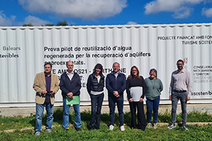 La prueba piloto de recuperación de acuíferos mediante infiltración de aguas regeneradas da resultados esperanzadores en Baleares