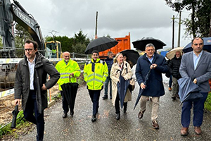 ACUAES avanza en las obras de mejora de la depuración de Sanxenxo y del saneamiento de Raxó, en Pontevedra