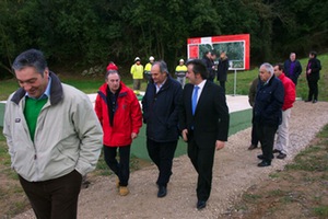 Cantabria inaugura 7 kilómetros de la tubería de la `Autovía del Agua' que conecta los municipios de Piélagos y Camargo tras una inversión de casi 12 millones de euros