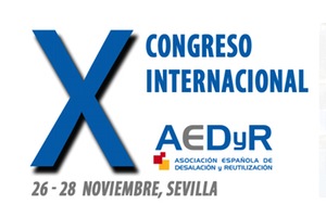 ACCIONA Agua estará presente en el X Congreso AEDyR en Sevilla el 26, 27 y 28 de noviembre