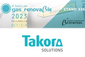 TAKORA Solutions estará presente en la tercera edición del "Salón del Gas Renovable" de Valladolid