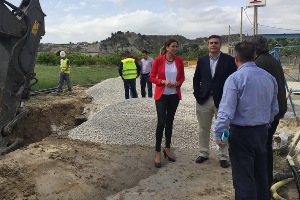 La Consejería de Agua de Murcia mejora el saneamiento en Archena con la construcción de un nuevo colector