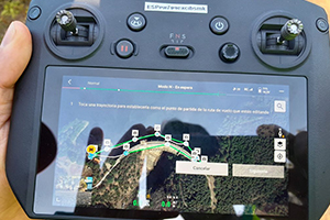 EMASESA incrementa la seguridad en el embalse del Gergal con el apoyo de un dron