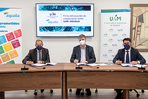 La UAM y Aqualia firman un convenio para la detección temprana y el tratamiento de cianobacterias tóxicas