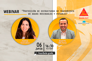 Más de 600 profesionales inscritos al Webinar sobre "Protección de estructuras de tratamiento de aguas residuales y potables"