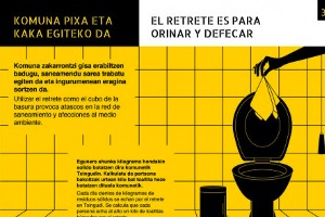"EXPO-RETRETE" recorrerá Euskadi para sensibilizar sobre el buen uso de las redes de saneamiento