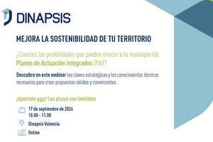 Dinapsis compartirá en un Webinar las claves de los Planes de Actuación Integrados