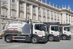 ACCIONA incorpora vehículos ECO para el mantenimiento del alcantarillado y saneamiento de 43 ayuntamientos de Madrid