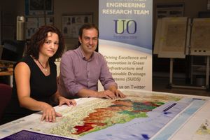 Una investigación de la Universidad de Oviedo permitirá mejorar la metodología de diseño y evaluación del drenaje urbano