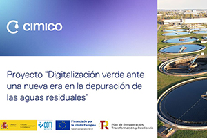 CIMICO participa en un innovador proyecto del CDTI para la digitalización verde en la depuración de aguas residuales