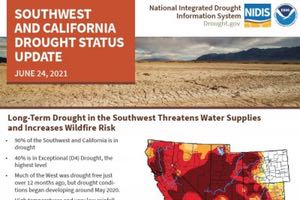 Un 90 % del territorio de California y el Suroeste de los EEUU estaba recientemente afectado por la sequía