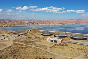 Avanzan las obras de ampliación y mejora de la PTAR más grande y moderna de Bolivia, Puchukollo – El Alto
