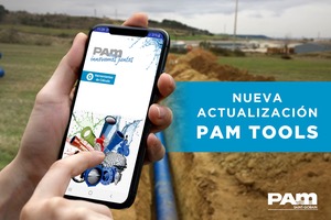 SAINT-GOBAIN PAM actualiza su app PAM Tools para ofrecer el mejor servicio en los proyectos de abastecimiento, riego y saneamiento