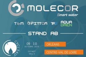 Molecor estará en el stand A8 del "Cycl´eau Orléans" en Francia