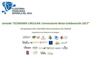 La PTEA co-organiza la jornada “ECONOMÍA CIRCULAR: Convocatoria Retos-Colaboración 2017”