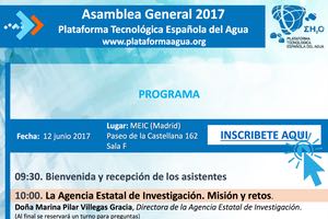La Plataforma Tecnológica Española del Agua celebra su Asamblea General