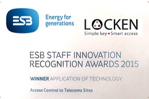 LOCKEN recibe el premio a la Innovación del Grupo ESB en Irlanda por su sistema de control de accesos