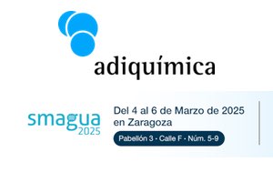 ADIQUIMICA presente en SMAGUA 2025, presentando sus últimas soluciones en tratamiento de aguas