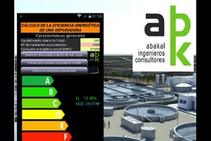 ABAKAL Ingenieros presenta una APP gratuita para estimar la eficiencia energética en una EDAR