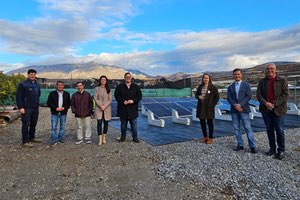 La Mancomunidad instala placas fotovoltaicas en las EDAR de la Costa Tropical de Granada para disminuir el consumo eléctrico