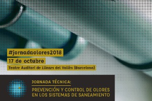 El Consorci Besòs Tordera, con la colaboración de AEAS, organiza la Jornada Técnica “Prevención y Control de Olores en Sistemas de Saneamiento”